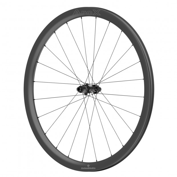 Llanta tubeless de carbono ArcX 700C ultraligera de 305g, 37x32mm, ancho interno de 25mm, estructura reforzada